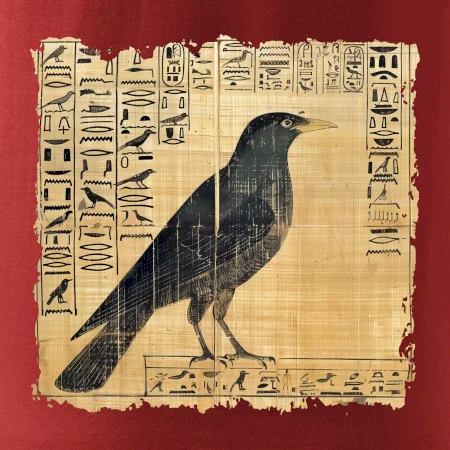 Egyptské hieroglyfy vták