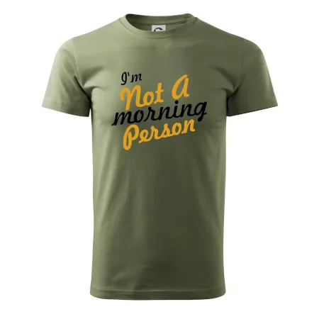 I'm not a morning person