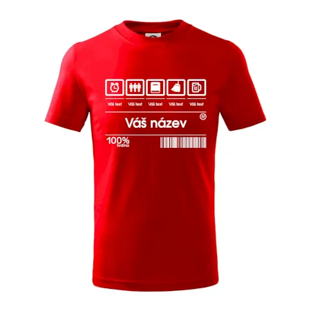 Čárový kód - Vlastní text