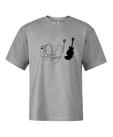 Mačka a gitara WC