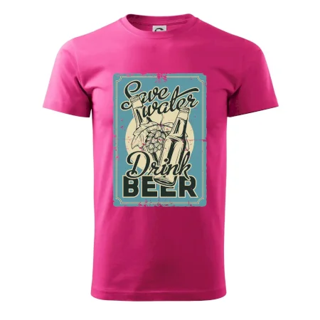Save water drink beer poster
