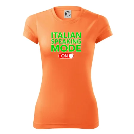 Italian speaking mode - ON