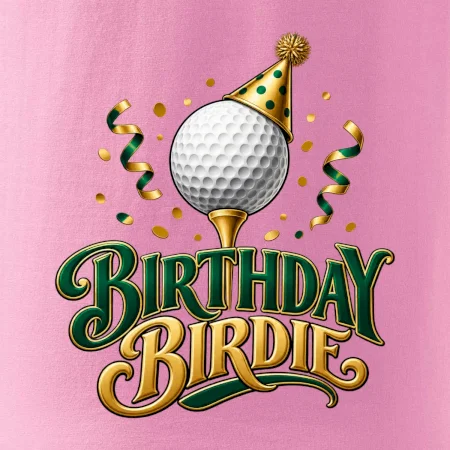 Narozeninové birdie s golfovým míčkem