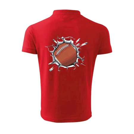 Americký futbal lopta v triku