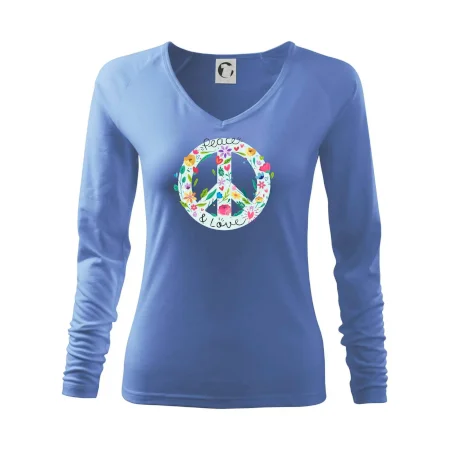 Peace and love symbol
