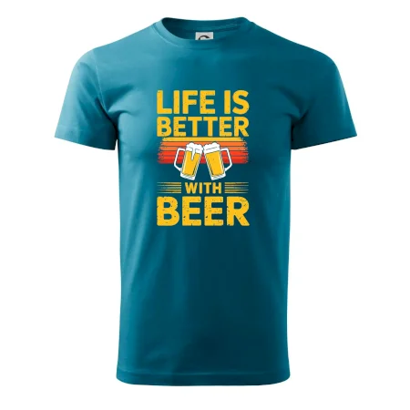 Life is better with beer - oranžové