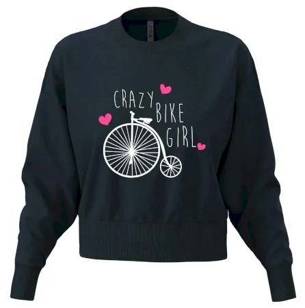 Crazy bike girl