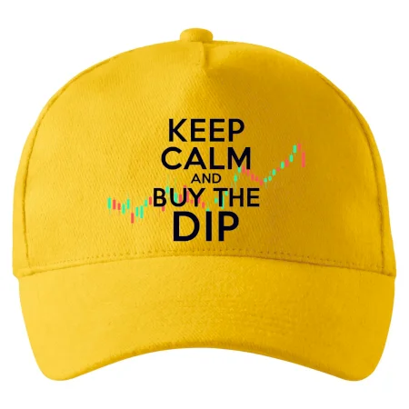 Zelenočervený graf Keep Calm and Buy the Dip