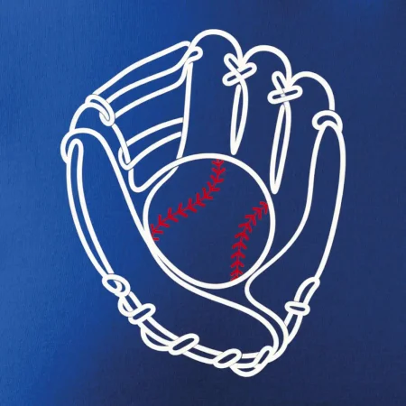 Baseballová rukavice minimalistická linka