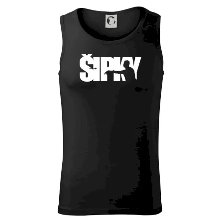 Šípky - nápis so šípkarom