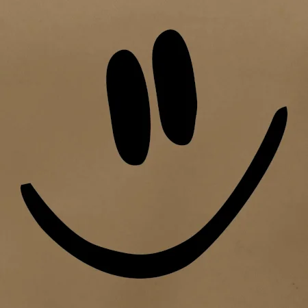 Emoji bez obrysu - usmev