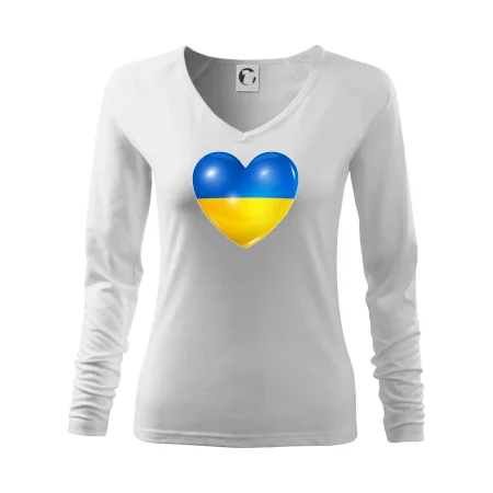 Ukrajina srdce vlajka