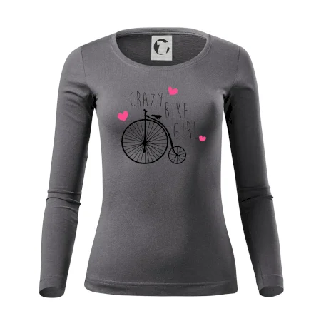 Crazy bike girl