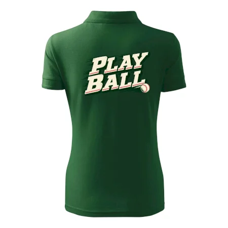 Play ball retro sportovní nápis