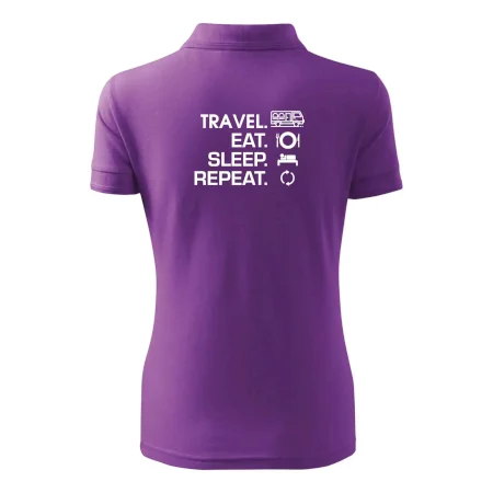Eat sleep travel - Van