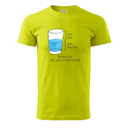 Technically, the glass is always full