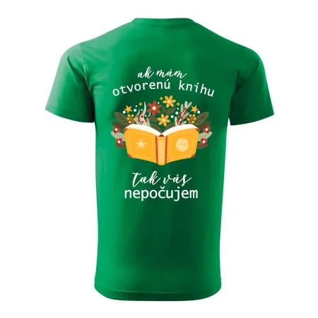 Ak mám otvorenú knihu, tak vás nepočujem
