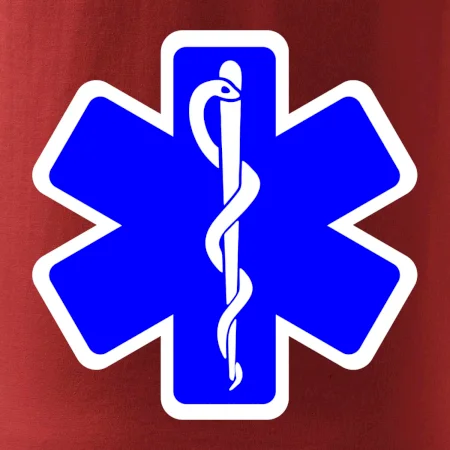 Rescue - Hviezda na prsníku + nápis na chrbte