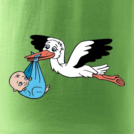 Bocian a bábätko - chlapec (Hana-creative)