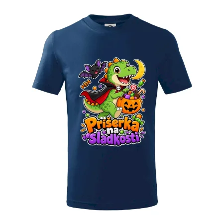 Príšerka na sladkosti - dinosaurus s tekvicou
