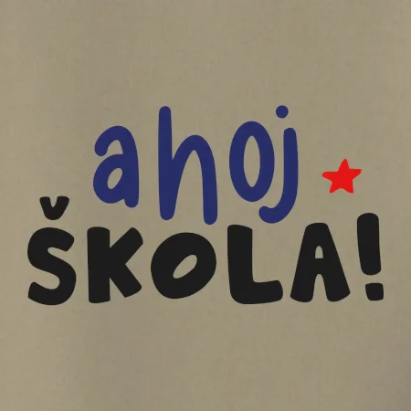Ahoj škola farebné