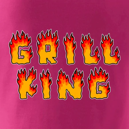 Grill King ohnivý nápis