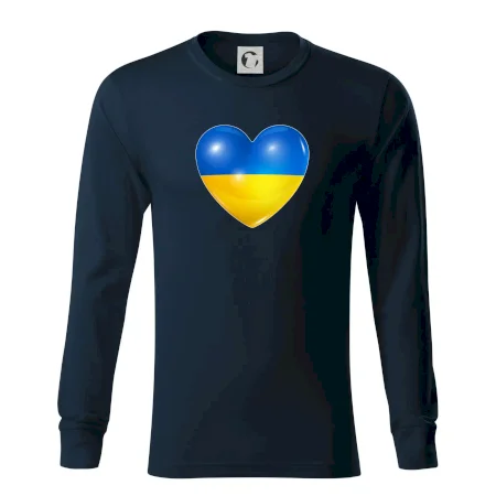 Ukrajina srdce vlajka
