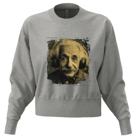 Albert Einstein so slúchadlami