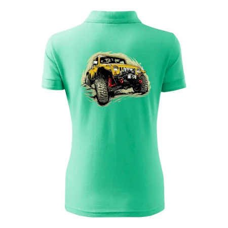 Žltý offroad s navijakom