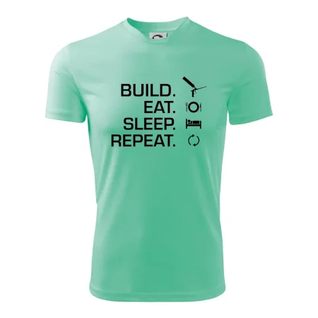 Build eat sleep repeat - montážna pena