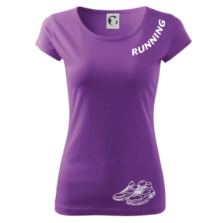 Running nápis šikmo