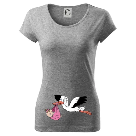 Bocian a bábätko - dievča (Hana-creative)