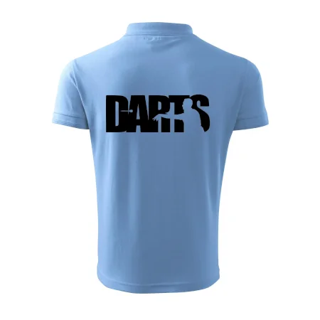 Darts - nápis so šípkarom