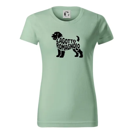 Lagotto romagnolo nápis v tele
