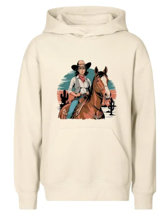 Cowgirl vintage na koni