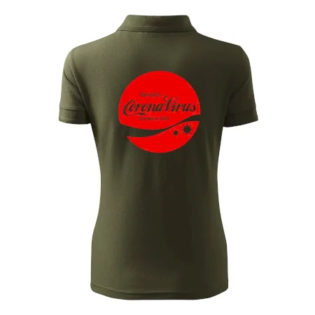 Corona virus pandemic logo