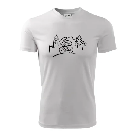 Cyklista na výlete