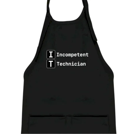 IT Nápis Incompetent Technician
