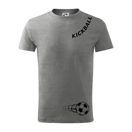 Kickball nápis šikmo