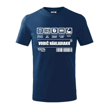 Čiarový kód - Vodič nákladiaku