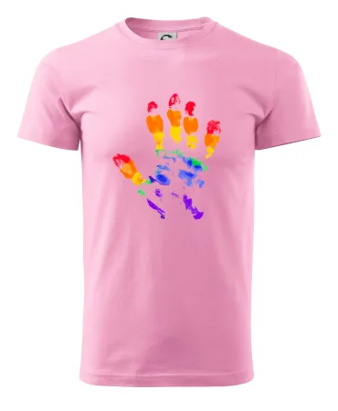 LGBT hand print
