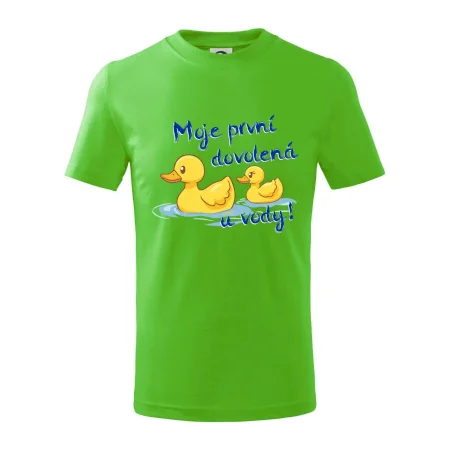 Moje první dovolená u vody - holčička