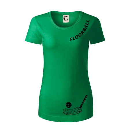 Floorball nápis šikmo