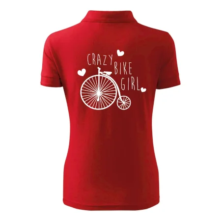 Crazy bike girl