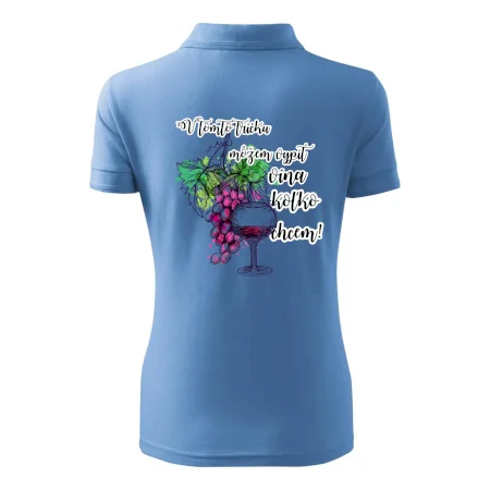 V tomto tričku môžem vypiť vína koľko chcem