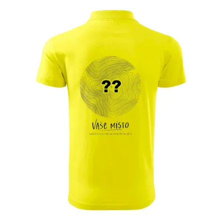 Vaše miesto - vrstevnice v kruhu