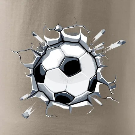 Futbalová lopta v triku