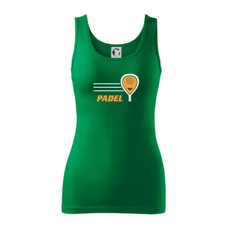 Padel - oranžová raketa