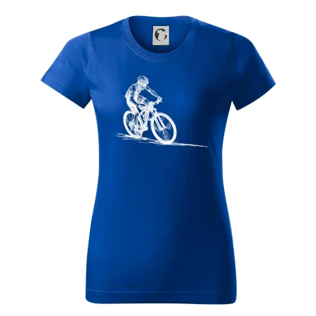 MTB kreslený cyklista