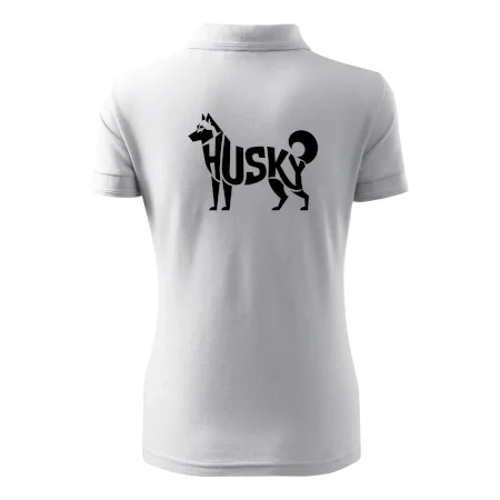 Husky nápis v tele